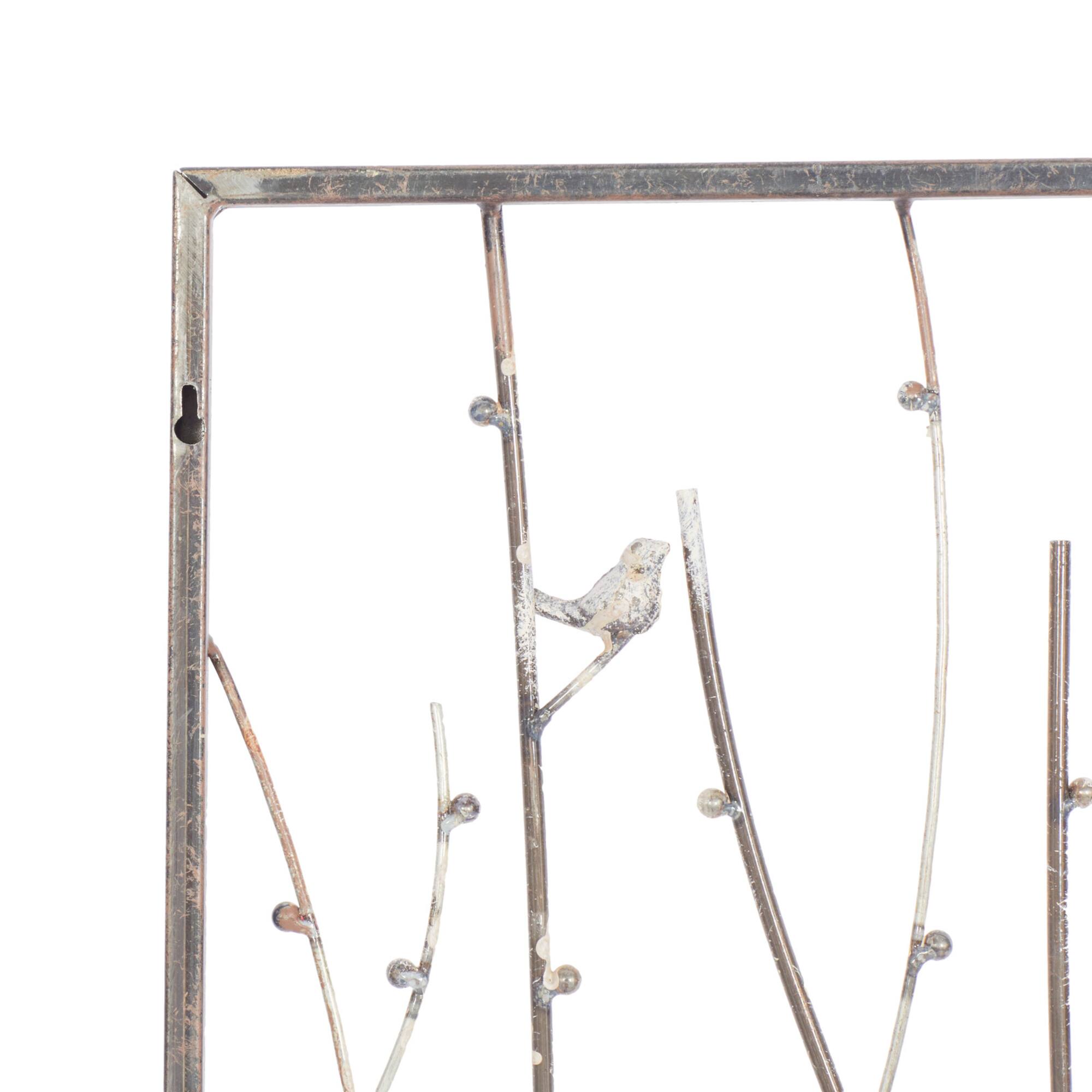 Set of 2 Black Metal Farmhouse Wall Decor, 14" x 32"